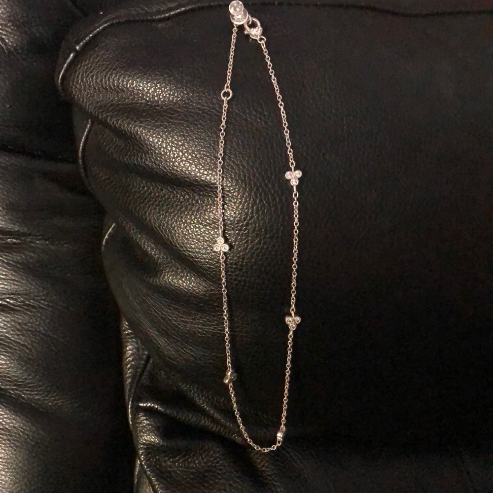 Judith Ripka Sterling 18” Diamonique Necklace